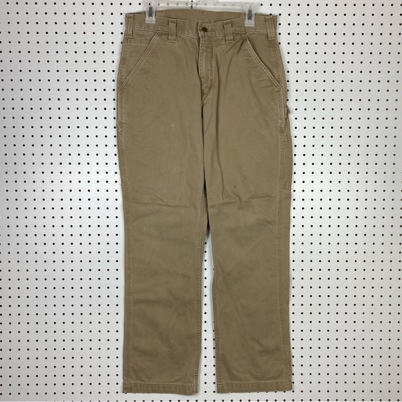 Carhartt Pants Carhartt Relaxed Fit Tan Khaki Carpenter Work Wear